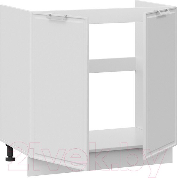 Изображение товара Шкаф под мойку ТриЯ Белладжио 1Н8М (белый/фон белый)