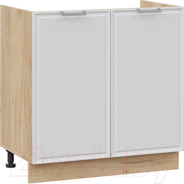 Изображение товара Шкаф под мойку ТриЯ Белладжио 1Н8М (дуб крафт золотой/фон белый)