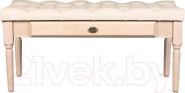 Изображение товара Банкетка Мебелик Оливия (молочный/белый ясень)