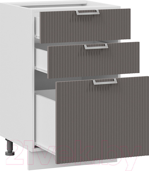 Изображение товара Шкаф-стол кухонный ТриЯ Кимберли 1Н5Я3 (белый/муссон)