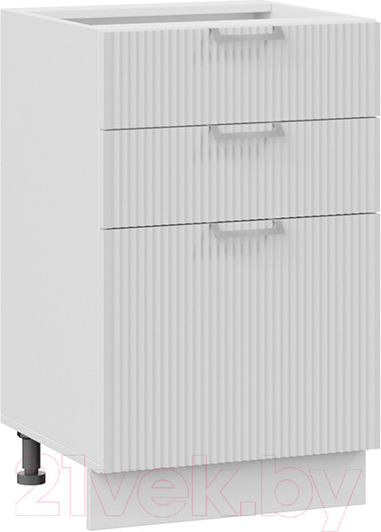 Изображение товара Шкаф-стол кухонный ТриЯ Кимберли 1Н5Я3 (белый/сноу)