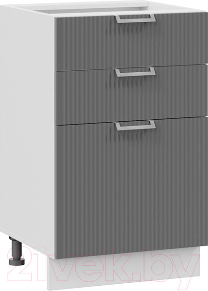 Изображение товара Шкаф-стол кухонный ТриЯ Кимберли 1Н5Я3 (белый/титан)