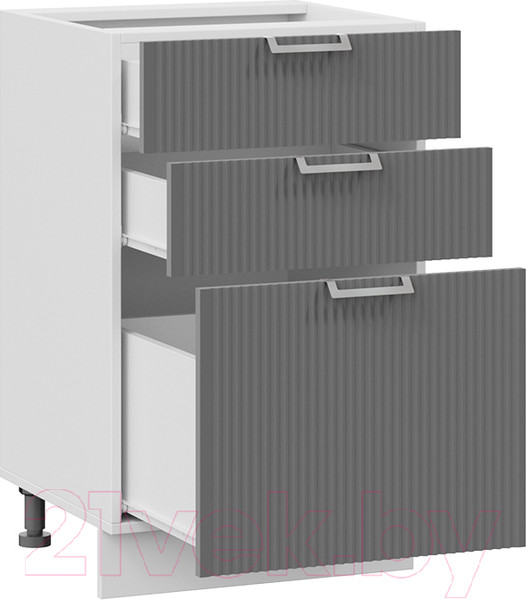 Изображение товара Шкаф-стол кухонный ТриЯ Кимберли 1Н5Я3 (белый/титан)