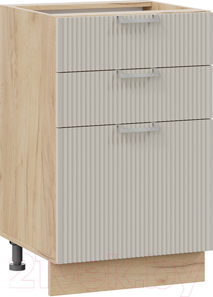 Изображение товара Шкаф-стол кухонный ТриЯ Кимберли 1Н5Я3 (дуб крафт золотой/крем)