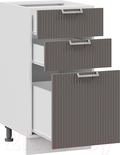Изображение товара Шкаф-стол кухонный ТриЯ Кимберли 1Н4Я3 (белый/муссон)