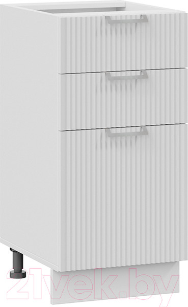 Изображение товара Шкаф-стол кухонный ТриЯ Кимберли 1Н4Я3 (белый/сноу)