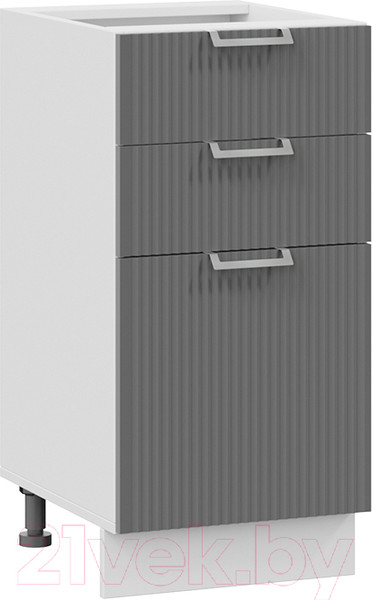 Изображение товара Шкаф-стол кухонный ТриЯ Кимберли 1Н4Я3 (белый/титан)