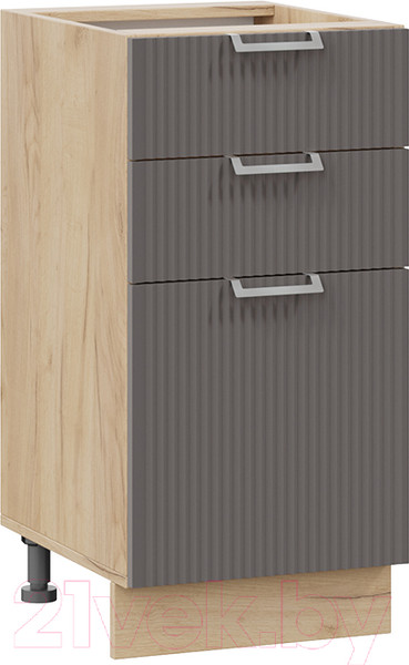 Изображение товара Шкаф-стол кухонный ТриЯ Кимберли 1Н4Я3 (дуб крафт золотой/муссон)