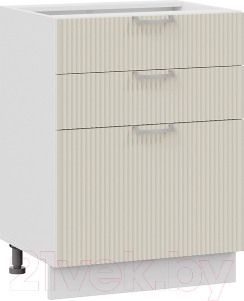 Изображение товара Шкаф-стол кухонный ТриЯ Кимберли 1Н6Я3 (белый/крем)