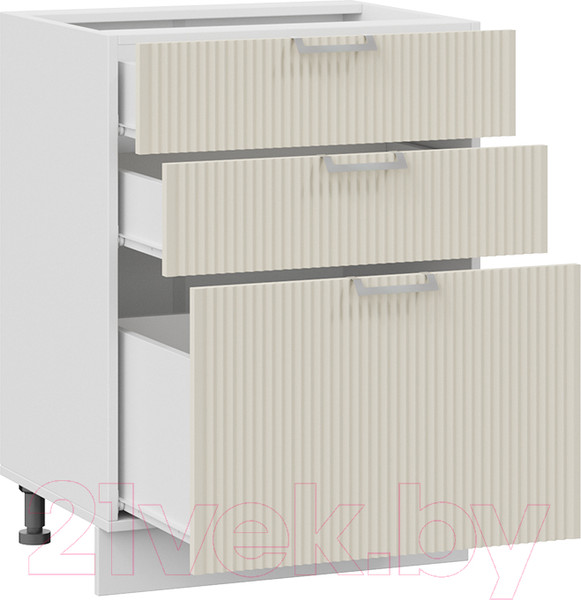 Изображение товара Шкаф-стол кухонный ТриЯ Кимберли 1Н6Я3 (белый/крем)