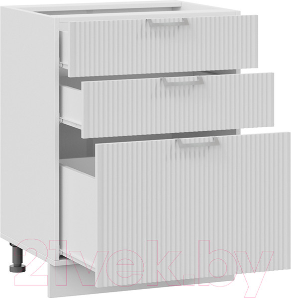 Изображение товара Шкаф-стол кухонный ТриЯ Кимберли 1Н6Я3 (белый/сноу)