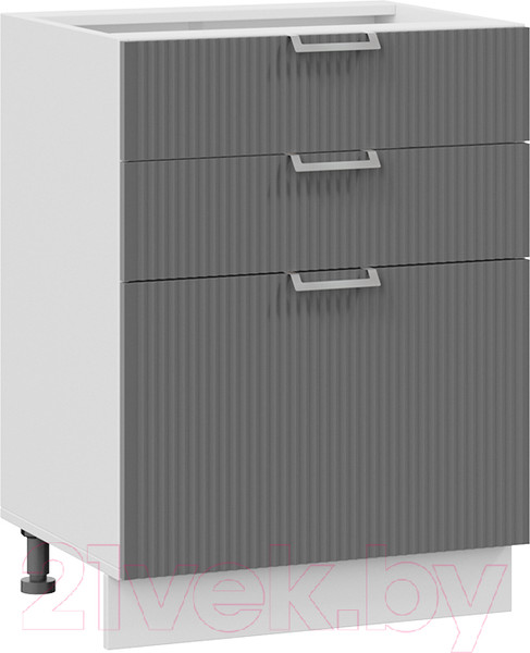 Изображение товара Шкаф-стол кухонный ТриЯ Кимберли 1Н6Я3 (белый/титан)