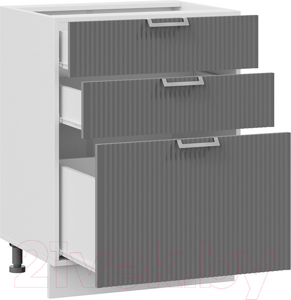 Изображение товара Шкаф-стол кухонный ТриЯ Кимберли 1Н6Я3 (белый/титан)