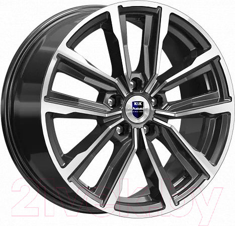 Изображение товара Литой диск K&K Лацио 17x7.5" 5x114.3мм DIA 67.1мм ET 40мм Алмаз черный