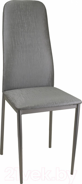 Изображение товара Стул Гальваник Вест (эмаль серебро/ВВ 5 бенгал серый)
