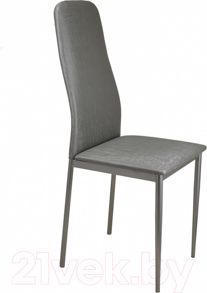 Изображение товара Стул Гальваник Вест (эмаль серебро/ВВ 5 бенгал серый)