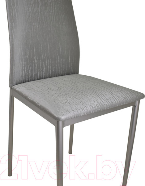 Изображение товара Стул Гальваник Вест (эмаль серебро/ВВ 5 бенгал серый)