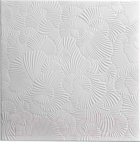 Изображение товара Потолочная плита SOLID С2054 из эксрудированного пенополистирола (500x500, белый)