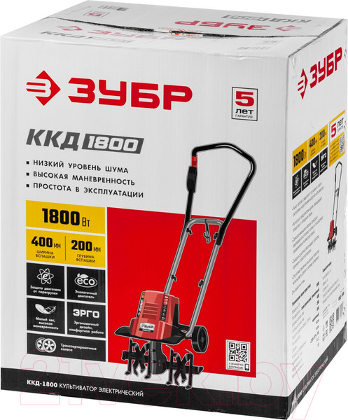 Изображение товара Мотокультиватор электрический Зубр ККД-1800