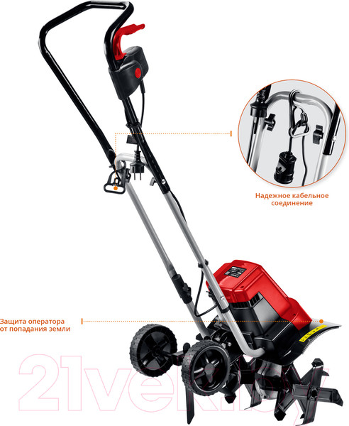 Изображение товара Мотокультиватор электрический Зубр ККД-1800