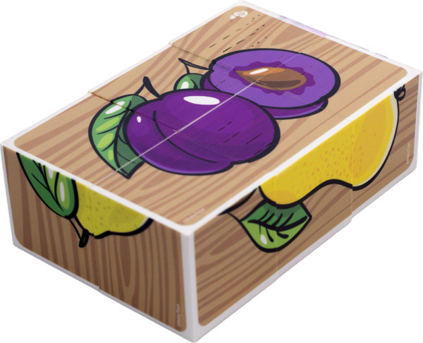 Изображение товара Развивающий игровой набор Baby Toys Кубики Фрукты / 03546