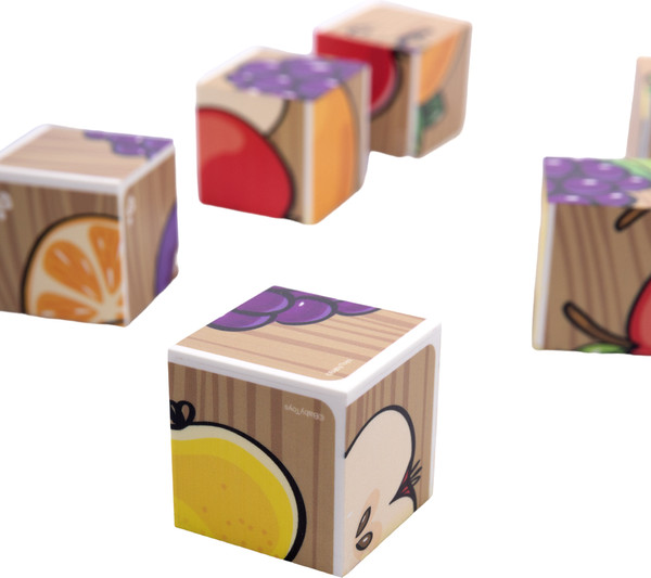 Изображение товара Развивающий игровой набор Baby Toys Кубики Фрукты / 03546