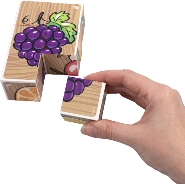 Изображение товара Развивающий игровой набор Baby Toys Кубики Фрукты / 03546