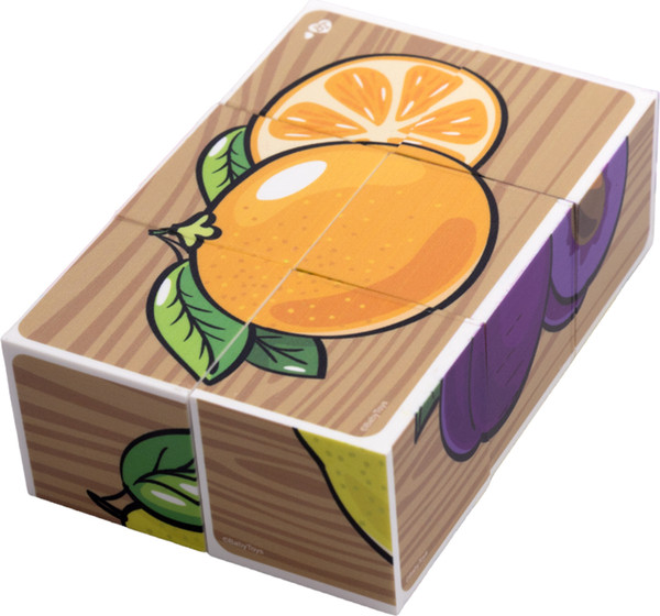 Изображение товара Развивающий игровой набор Baby Toys Кубики Фрукты / 03546