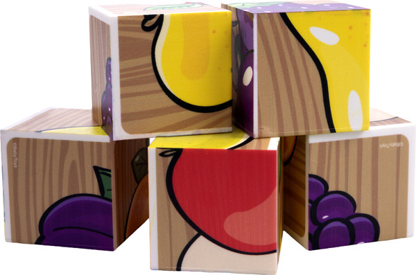 Изображение товара Развивающий игровой набор Baby Toys Кубики Фрукты / 03546