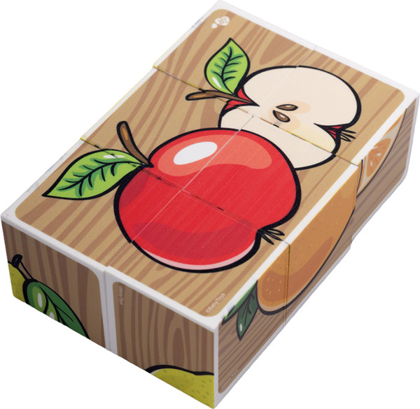 Изображение товара Развивающий игровой набор Baby Toys Кубики Фрукты / 03546