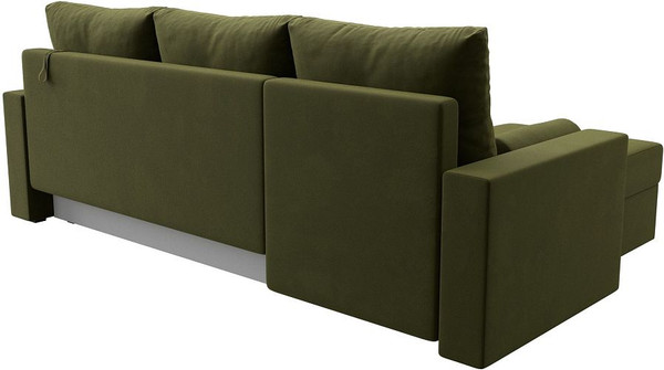 Изображение товара Диван угловой Лига Диванов Верона лайт левый (микровельвет зеленый)