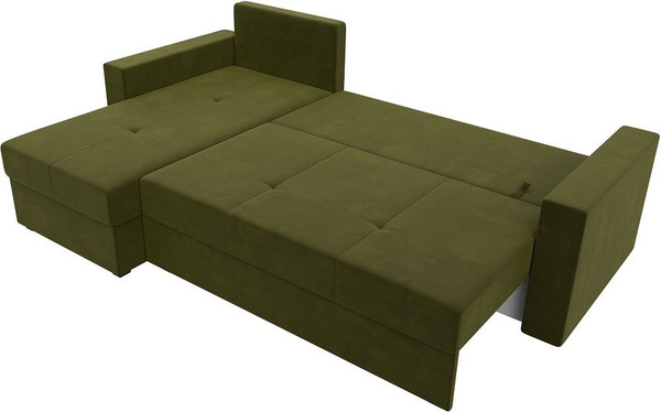 Изображение товара Диван угловой Лига Диванов Верона лайт левый (микровельвет зеленый)