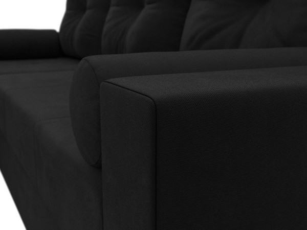 Изображение товара Диван угловой Лига Диванов Верона лайт левый (микровельвет черный)