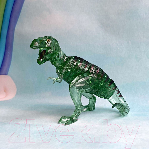 Изображение товара 3D-пазл Crystal Puzzle Динозавр T-Rex / 90372 (зеленый)