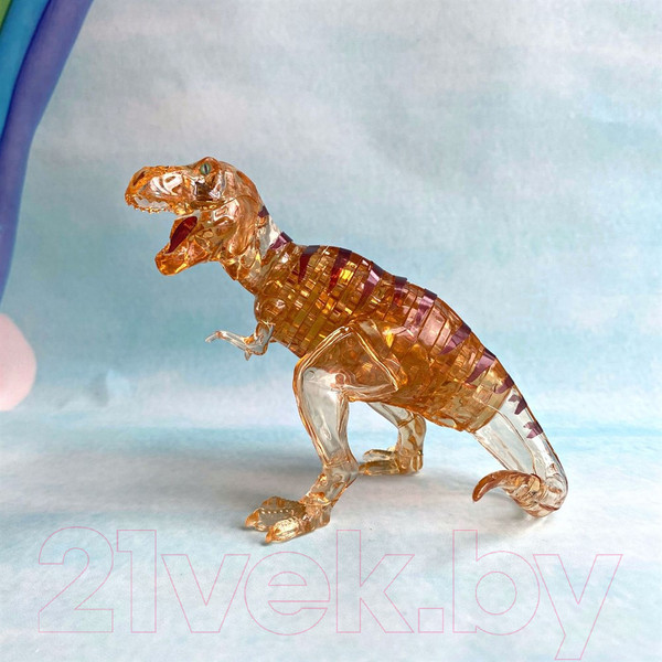 Изображение товара 3D-пазл Crystal Puzzle Динозавр T-Rex / 90272 (коричневый)
