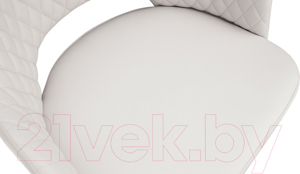 Изображение товара Стул ТриЯ Калипсо К2 (черный муар/кожзам Polo White)