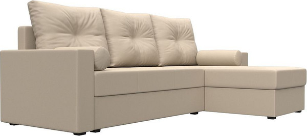 Изображение товара Диван угловой Лига Диванов Верона лайт правый (экокожа бежевый)
