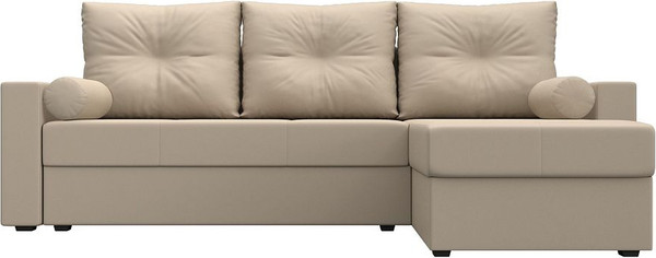 Изображение товара Диван угловой Лига Диванов Верона лайт правый (экокожа бежевый)