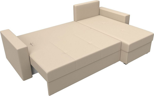 Изображение товара Диван угловой Лига Диванов Верона лайт правый (экокожа бежевый)