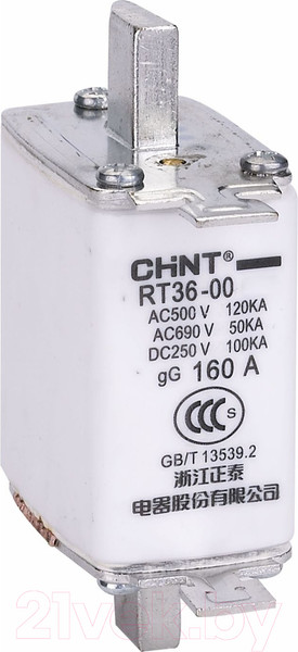 Изображение товара Предохранитель плавкий Chint RT36-1-250 250А / 521189