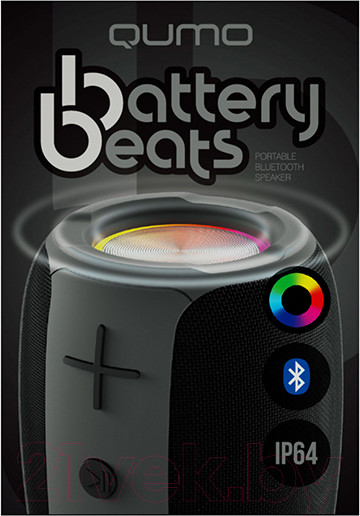 Изображение товара Портативная колонка Qumo Battery Beats BT 0050 / Q32942