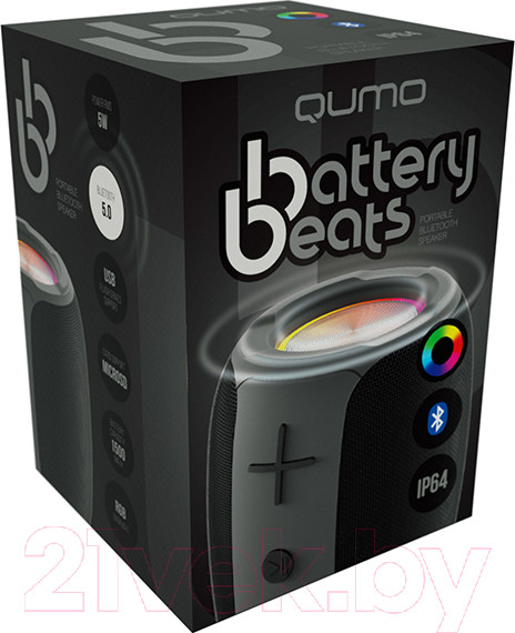 Изображение товара Портативная колонка Qumo Battery Beats BT 0050 / Q32942