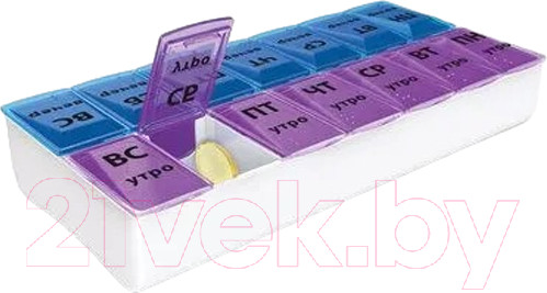 Изображение товара Таблетница Daswerk 7 дней 2 приема / 630844