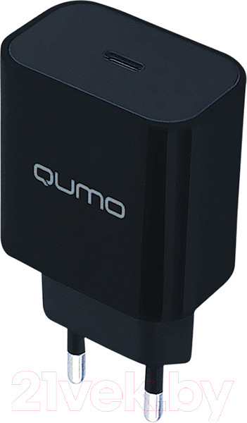 Изображение товара Адаптер питания сетевой Qumo Energy Light Charger 0050 / Q32874 (черный)
