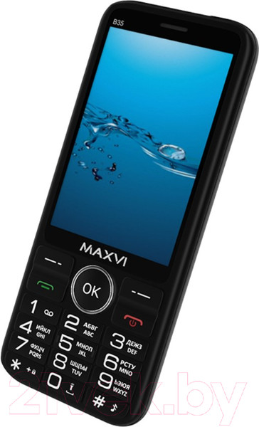 Изображение товара Мобильный телефон Maxvi B35 (черный+ЗУ)