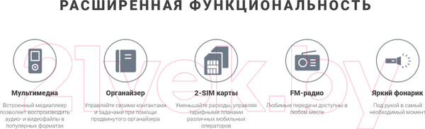 Изображение товара Мобильный телефон Maxvi B35 (черный+ЗУ)