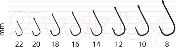 Изображение товара Набор крючков рыболовных KAMATSU Chika Bln 16 / 513700316 (10шт)
