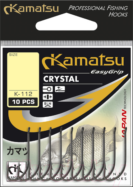 Изображение товара Набор крючков рыболовных KAMATSU Crystal Bln / 512200316 (10шт)