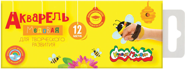 Изображение товара Акварельные краски Каляка-Маляка АМКМ12 (12цв)