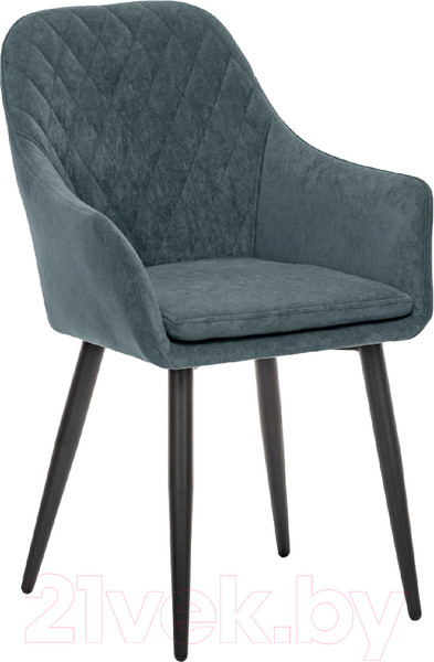 Изображение товара Стул Импэкс Leset Слим с подлокотниками (черный/велюр темно-зеленый)